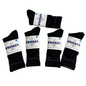 Bombas Womens Small Black Socks With Performance Footbed Honeycomb Arch Support